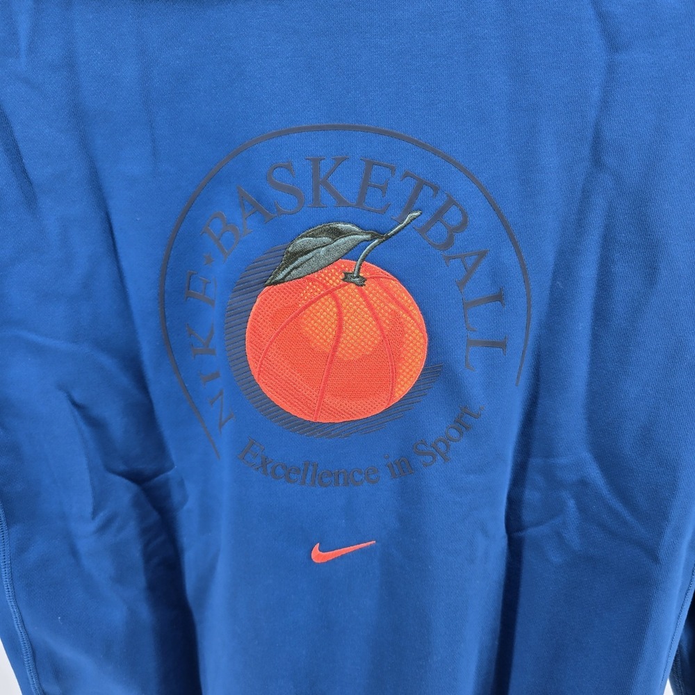 Nike Standard Issue Basketball Pullover Hoodie Men's Blue HJ6353-476‎ NWT L $110